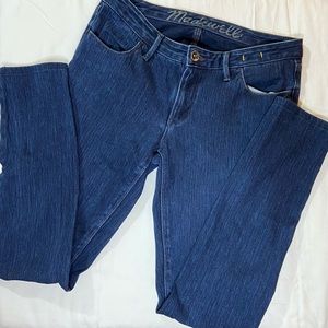 Low Waisted Dark Washed Madwell Skinny Jeans